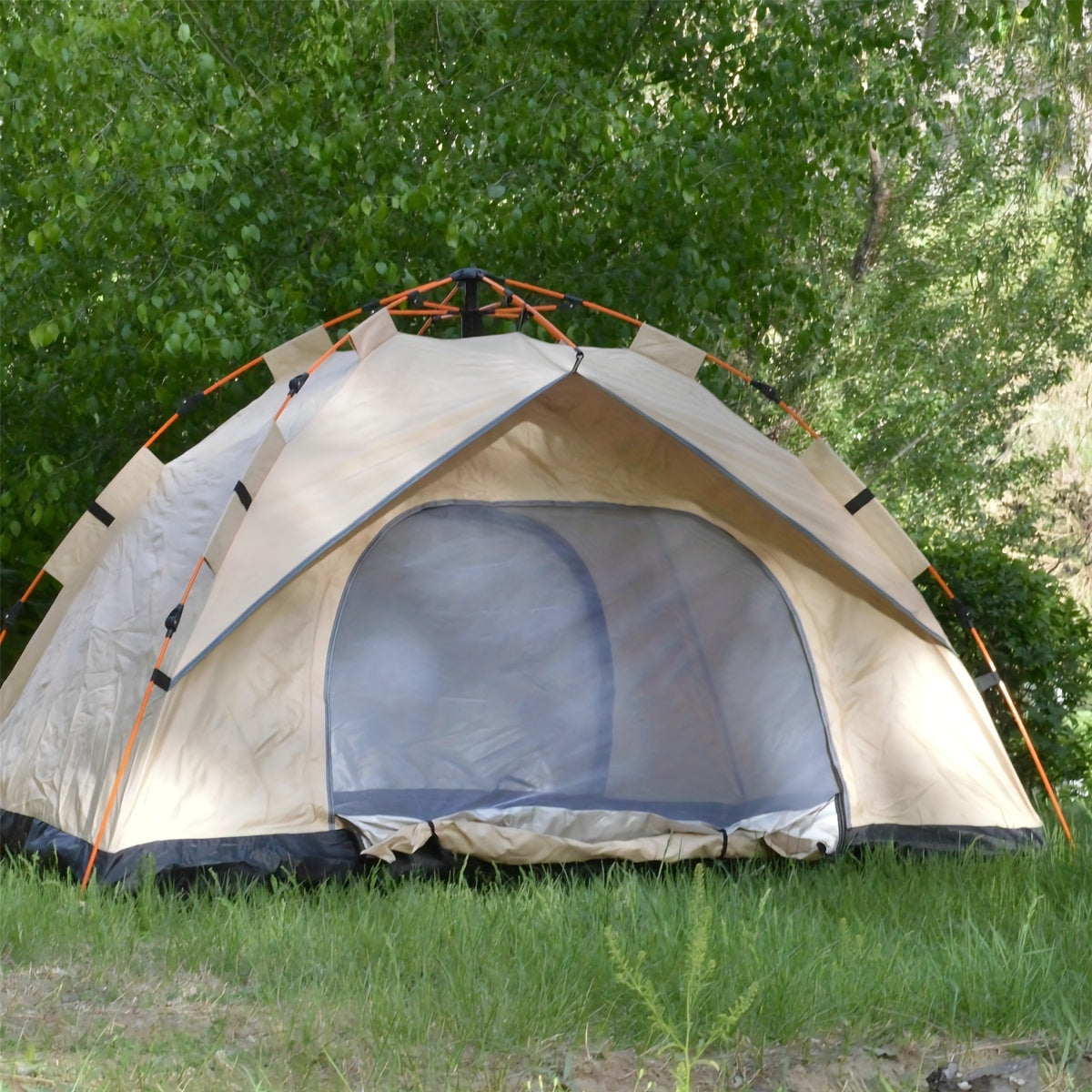 4-Person Pop-Up Tent | UV Protection | Instant Setup Camping Tent