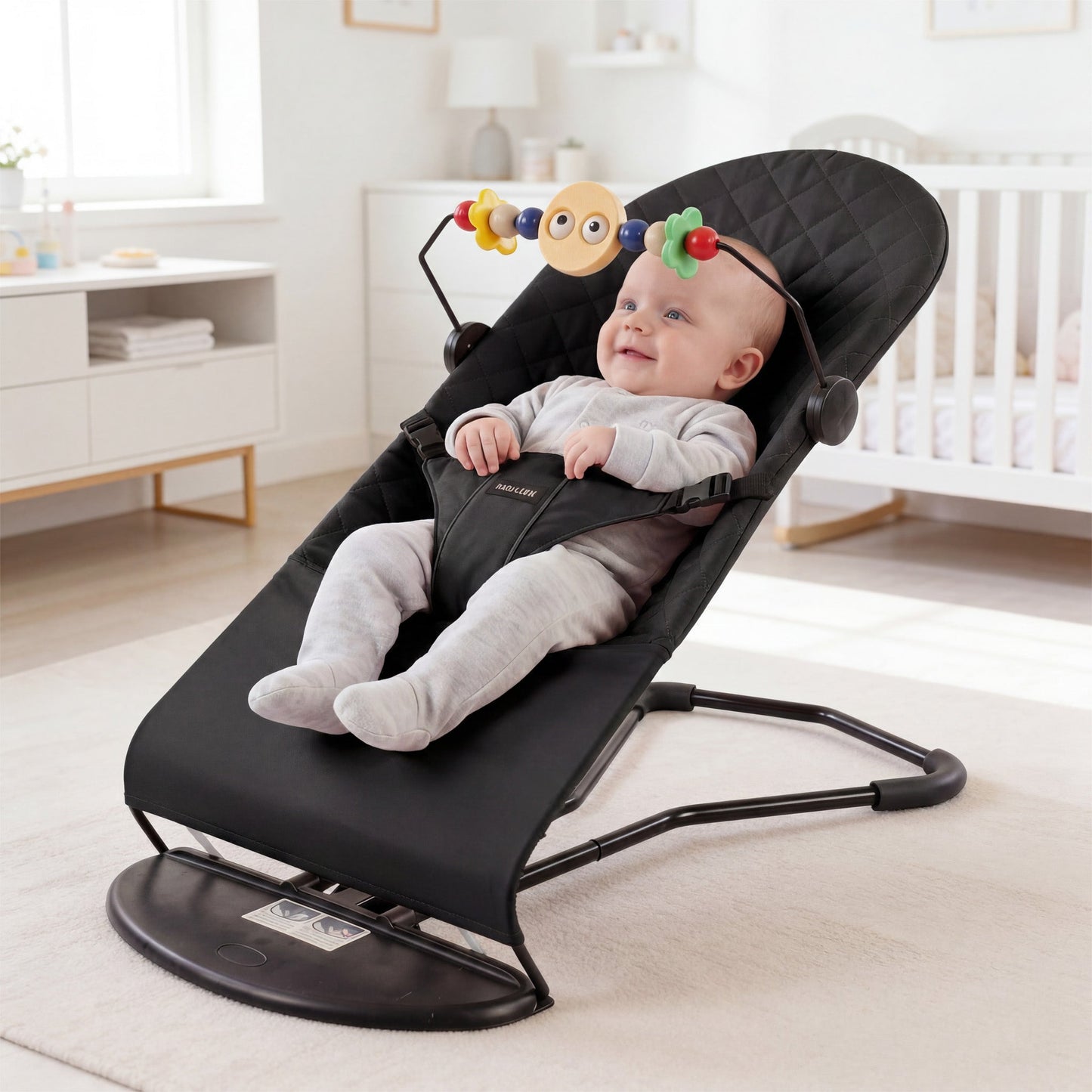Baby Bouncer & Rocker | Adjustable Recline | Soothing Infant Seat