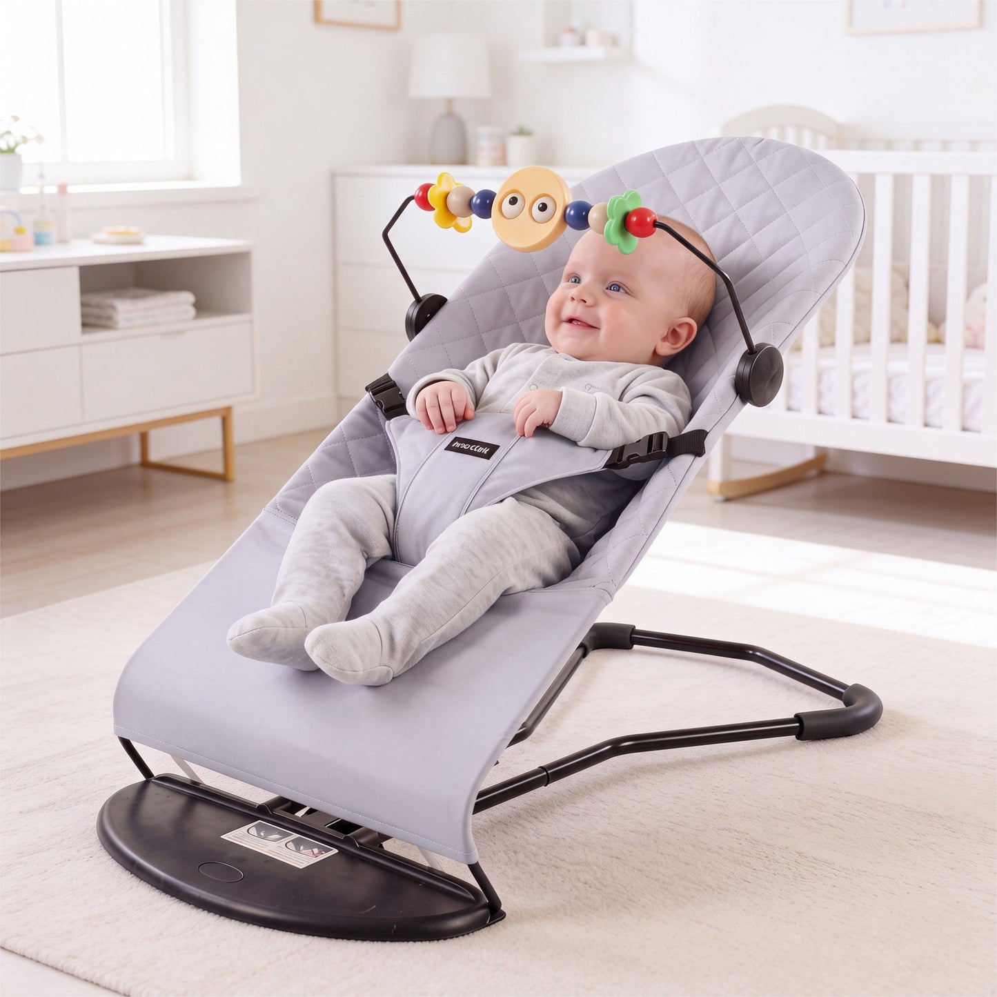 Baby Bouncer & Rocker | Adjustable Recline | Soothing Infant Seat