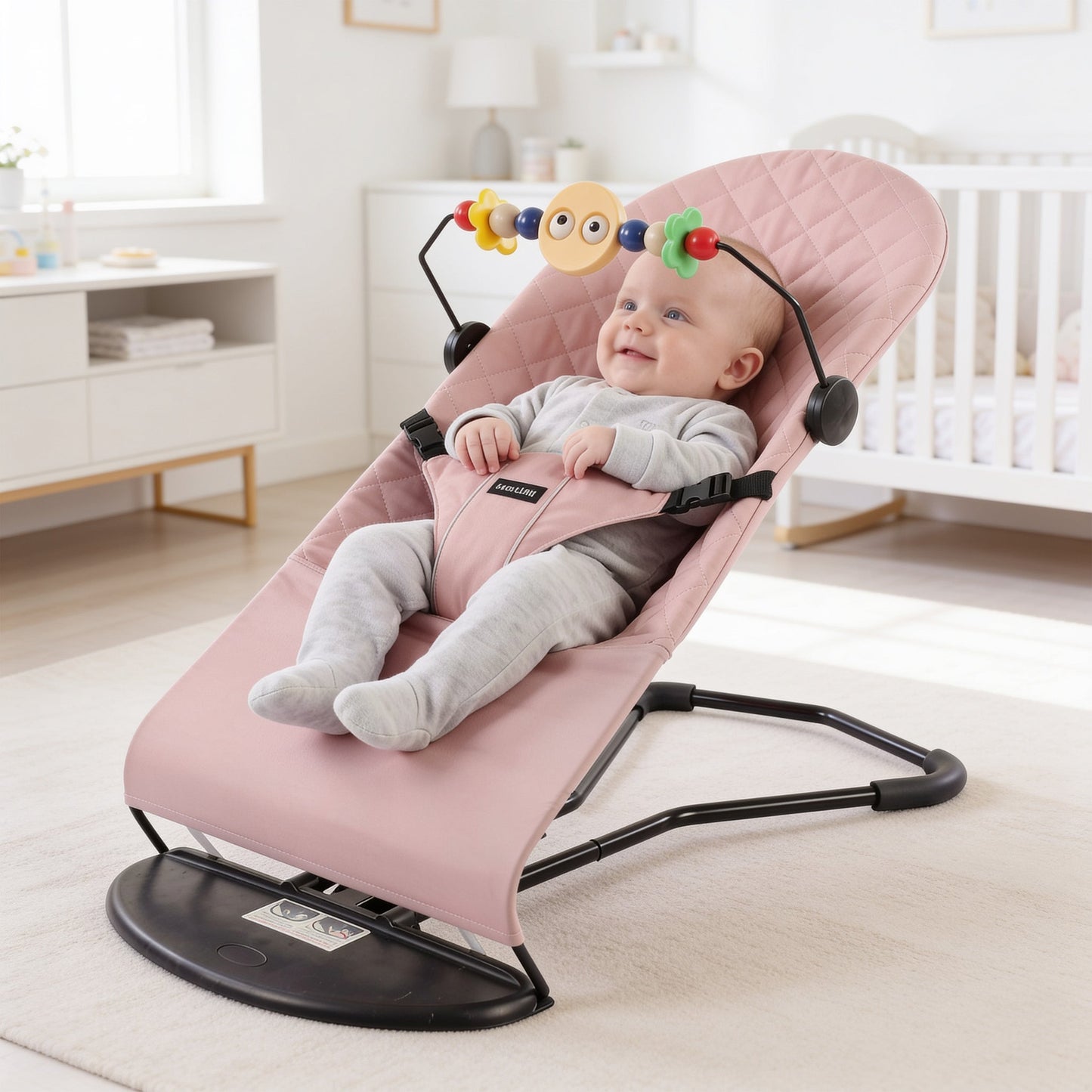 Baby Bouncer & Rocker | Adjustable Recline | Soothing Infant Seat