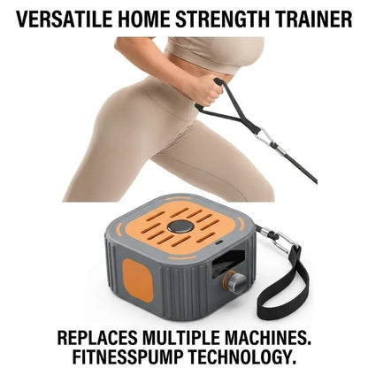 Portable Cable Machine & Rowing Trainer | Resistance Bands | Full Body | Adjustable | 2 Colours