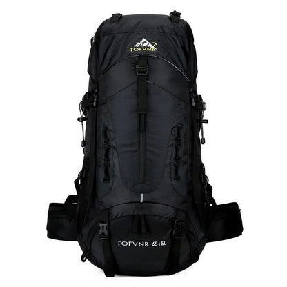 70L Tactical Backpack | Waterproof Nylon | Padded Straps | Dark Blue, Light Blue & Black