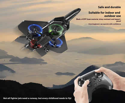 Kids LED Foam Drone | Crash-Resistant | Remote Control | Beginner | Ages 5+ | Blue & Red
