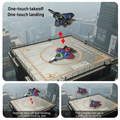Kids LED Foam Drone | Crash-Resistant | Remote Control | Beginner | Ages 5+ | Blue & Red