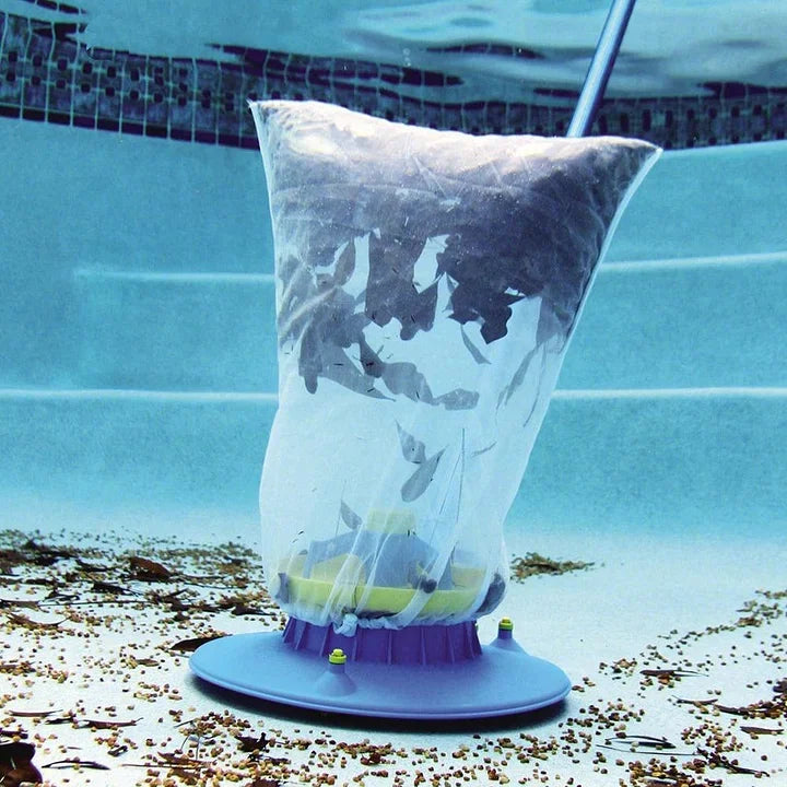 Pool Vacuum Cleaner | Hose-Powered Suction | Chemical-Free | Reusable Filter Bag | Pools & Spas