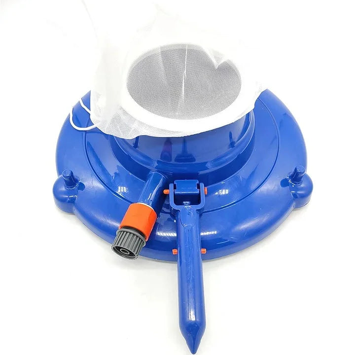 Pool Vacuum Cleaner | Hose-Powered Suction | Chemical-Free | Reusable Filter Bag | Pools & Spas