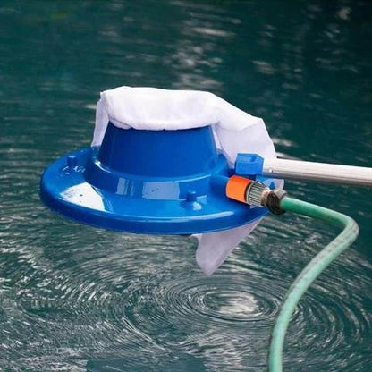 Pool Vacuum Cleaner | Hose-Powered Suction | Chemical-Free | Reusable Filter Bag | Pools & Spas