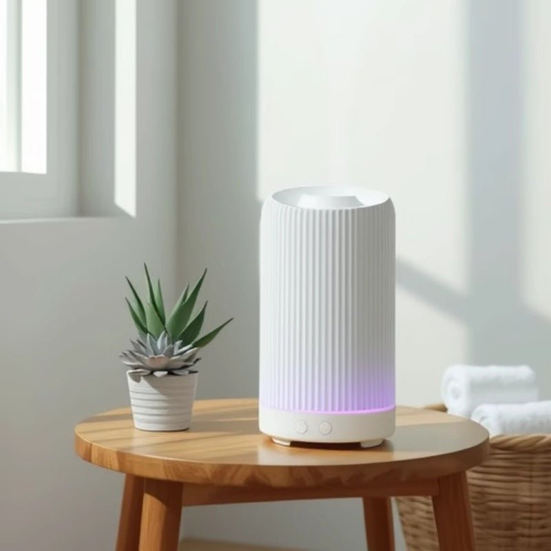 Cool Mist Humidifier & Diffuser | 100ml | 36dB | 8hr+ | Remote Control | White & Wood Grain