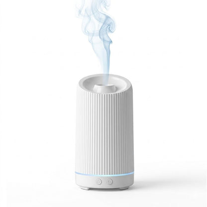 Cool Mist Humidifier & Diffuser | 100ml | 36dB | 8hr+ | Remote Control | White & Wood Grain