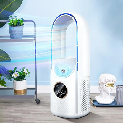 Bladeless Personal Air Cooler | LED Display | Compact Desktop | Quiet Operation