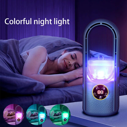 Bladeless Personal Air Cooler | LED Display | Compact Desktop | Quiet Operation