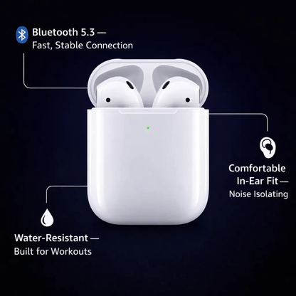 Wireless Earbuds | Bluetooth Earphones With Charging Case | Compact Portable Design
