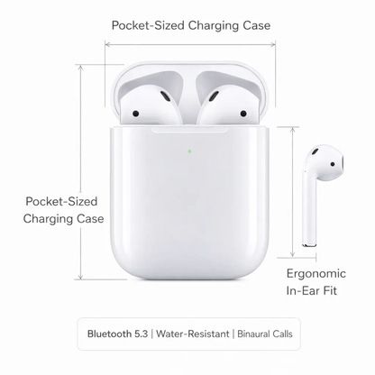 Wireless Earbuds | Bluetooth Earphones With Charging Case | Compact Portable Design