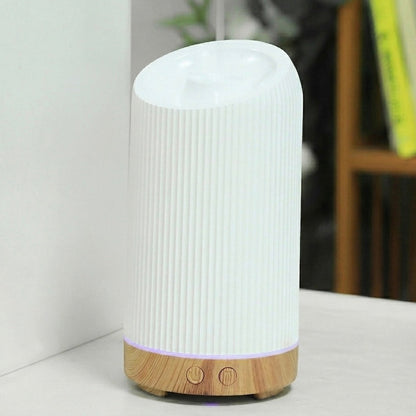 Cool Mist Humidifier & Diffuser | 100ml | 36dB | 8hr+ | Remote Control | White & Wood Grain