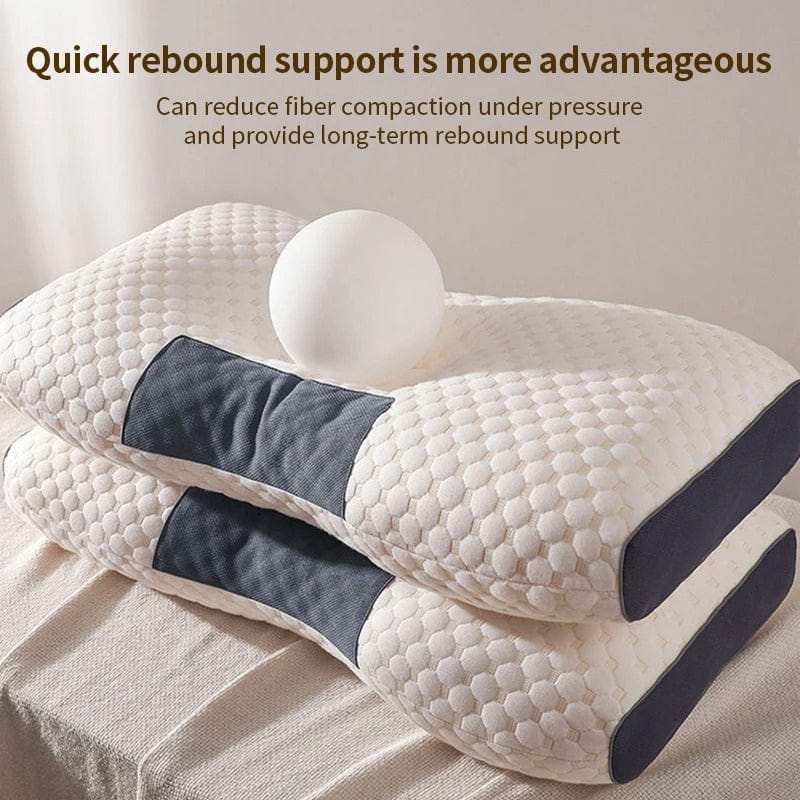 Orthopedic Memory Foam Neck Pillow | Cervical Support | Medium & Large | Washable Cover