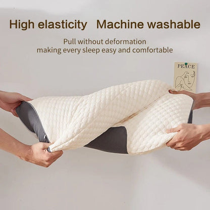Orthopedic Memory Foam Neck Pillow | Cervical Support | Medium & Large | Washable Cover