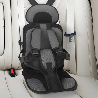 Child Car Seat Cushion | Integrated Seatbelt Guide | Ages 0–12 | Small & Large | 8 Colours