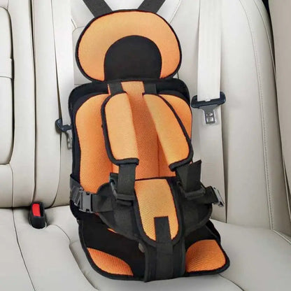 Child Car Seat Cushion | Integrated Seatbelt Guide | Ages 0–12 | Small & Large | 8 Colours