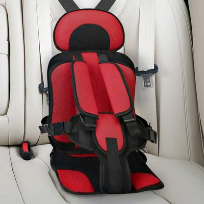 Child Car Seat Cushion | Integrated Seatbelt Guide | Ages 0–12 | Small & Large | 8 Colours
