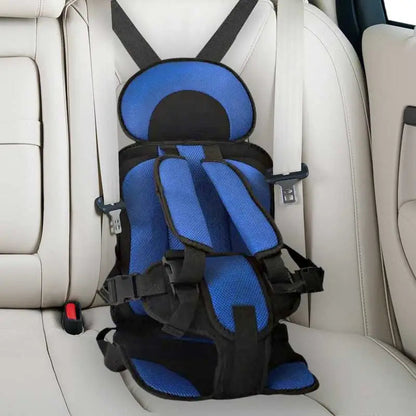 Child Car Seat Cushion | Integrated Seatbelt Guide | Ages 0–12 | Small & Large | 8 Colours