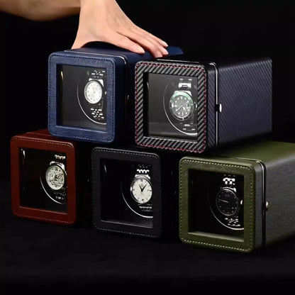 Automatic Watch Winder | 5 Rotation Modes | USB-C | Japanese Motor | PU Leather | 5 Colours