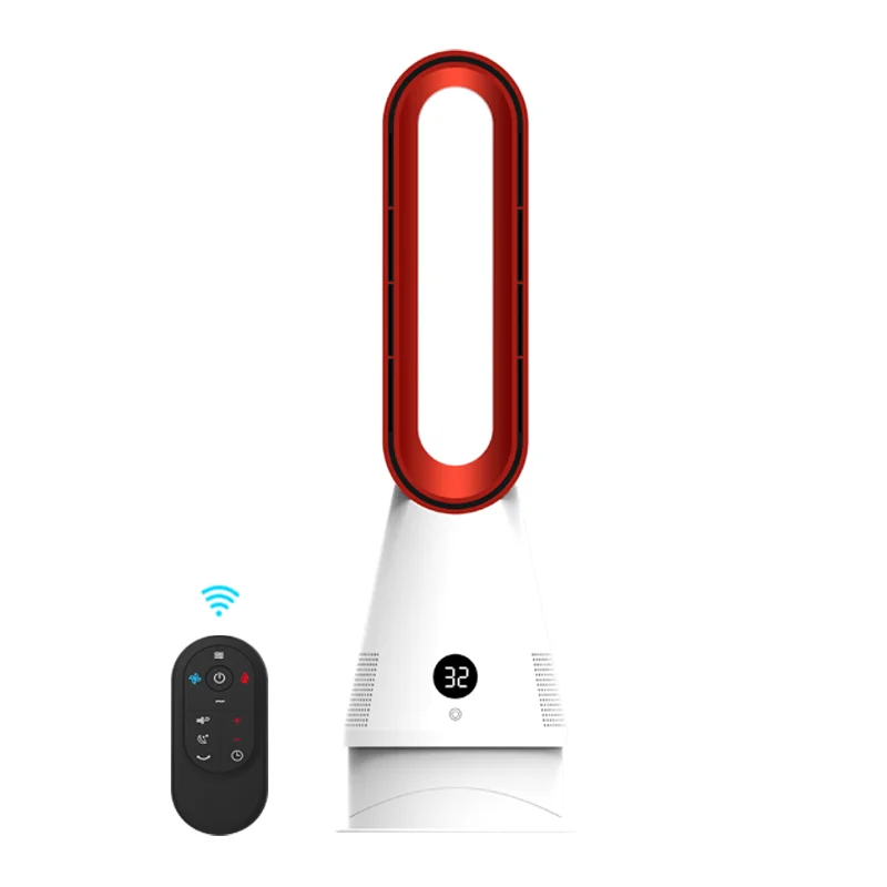 Bladeless 2-in-1 Space Heater & Fan | 80° Oscillation | Remote Control | Timer