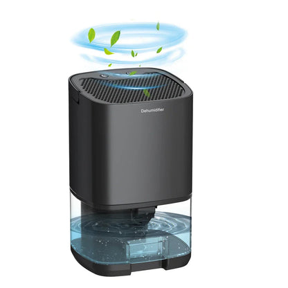 Portable Dehumidifier & Air Purifier | 1000ml Tank | Anion Filter | Night Light | ≤45dB