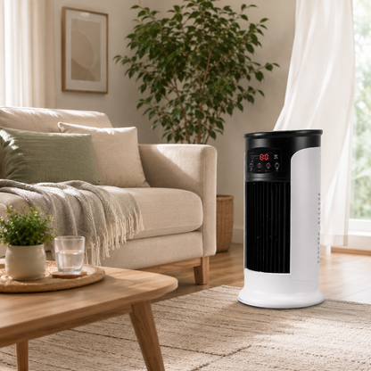 Compact Evaporative Air Cooler | USB Powered | Personal Desk Cooling | Energy Efficient