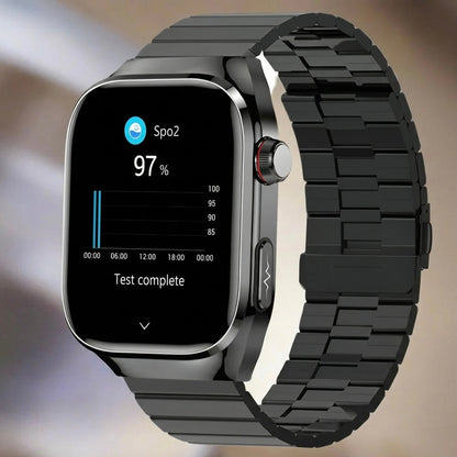 ECG Smart Watch | 2.04" AMOLED | IP68 | Bluetooth Calling | 650mAh | Heart Rate & Sleep