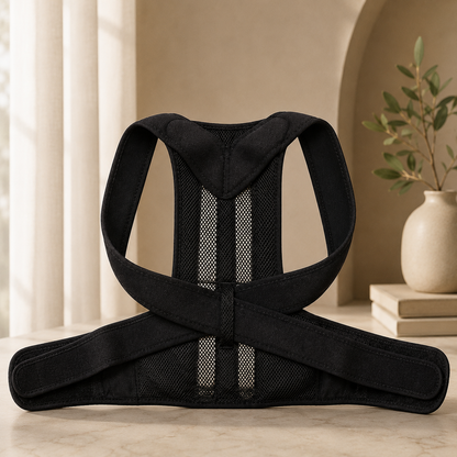 Posture Corrector | Cross-Back Support | Breathable Neoprene | Adjustable | S–3XL | Men & Women