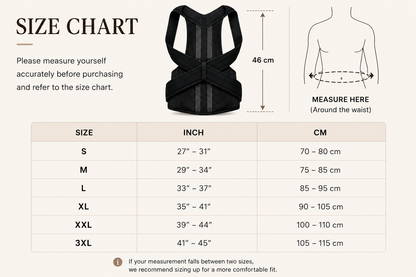 Posture Corrector | Cross-Back Support | Breathable Neoprene | Adjustable | S–3XL | Men & Women