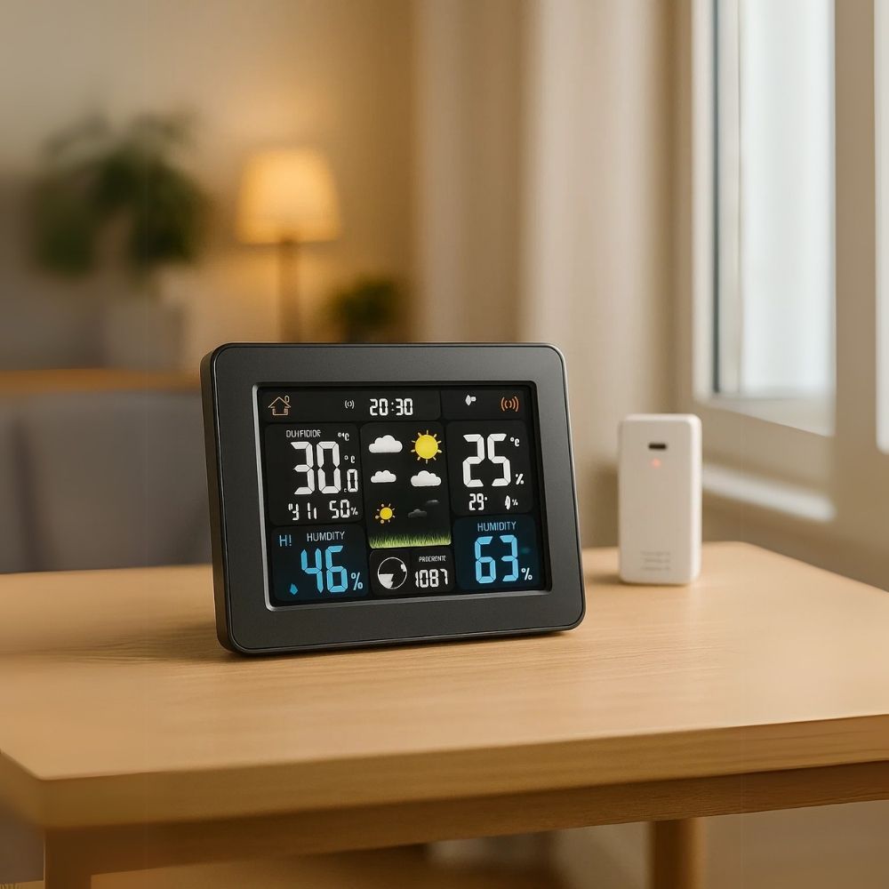 Wireless Weather Station | Indoor & Outdoor Sensor | Temperature & Humidity