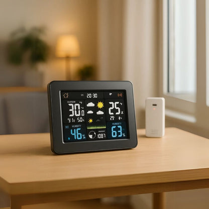 Wireless Weather Station | Indoor & Outdoor Sensor | Temperature & Humidity