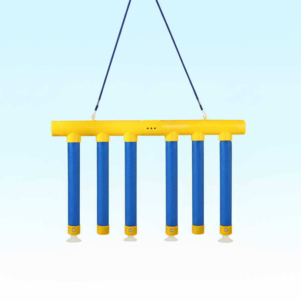 Kids Reflex Trainer | 3 Speed Settings | Random Drop Timing | USB Rechargeable | Blue & Yellow