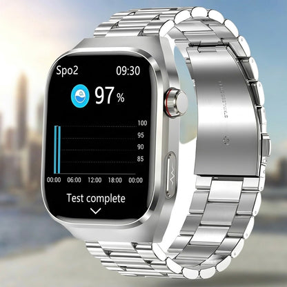ECG Smart Watch | 2.04" AMOLED | IP68 | Bluetooth Calling | 650mAh | Heart Rate & Sleep