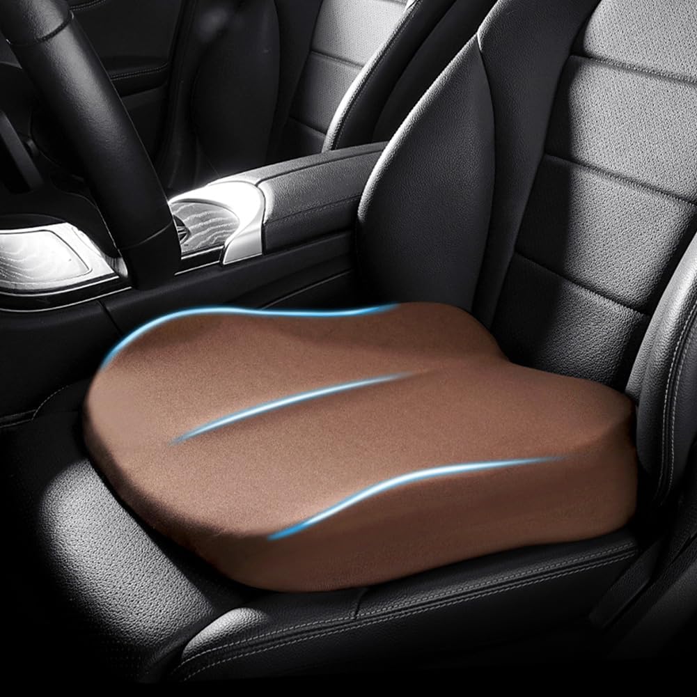 Memory Foam Seat Cushion | Wedge Profile | Posture Support | Pressure Relief | 5 Colours