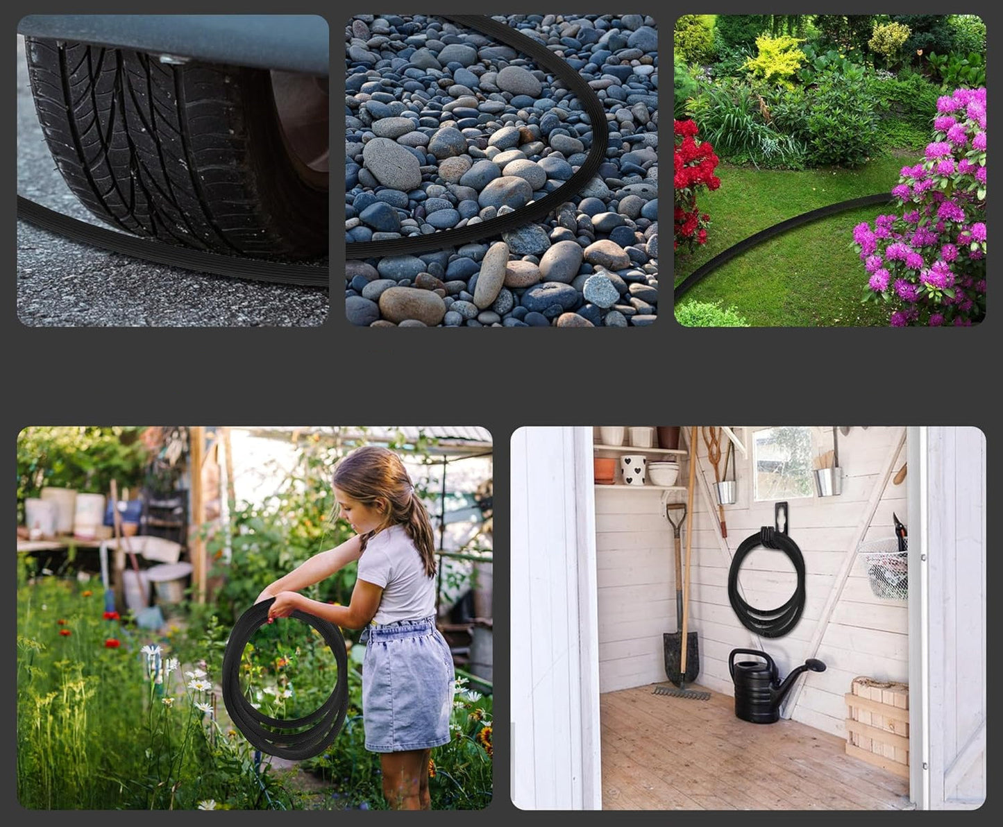 Expandable Garden Hose | 7.6m–19m | 10 Spray Modes | Brass Connectors | Nano Rubber | 1.04kg