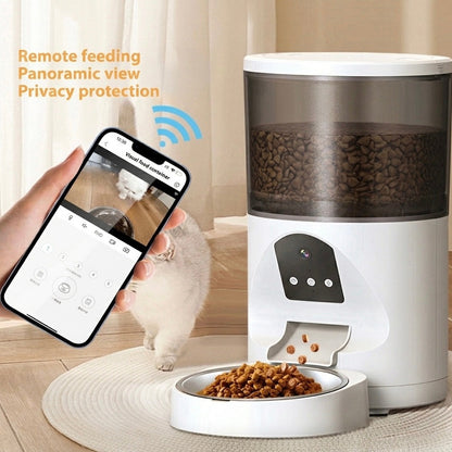 Automatic Pet Feeder with 2K HD Camera | 4L or 6L | Remote Control | Dogs & Cats