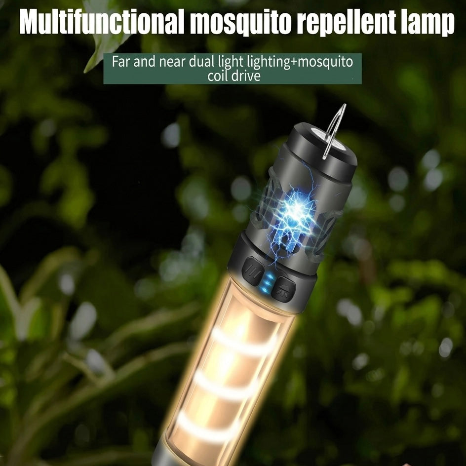 Outdoor Mosquito Repellent Light | Adjustable Brightness | USB-C | 3–15hr | 3–9m Range