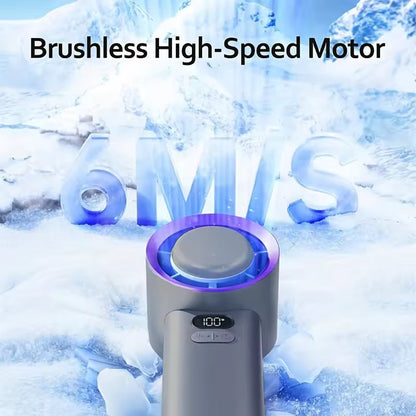 Portable Handheld Fan | 3 Speed | USB Rechargeable | 2400mAh & 3600mAh | Purple & White