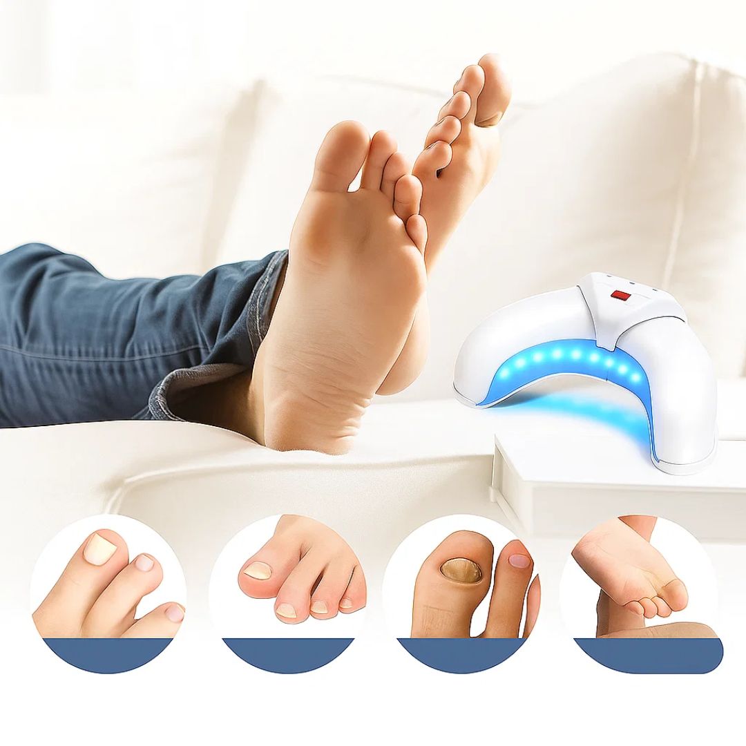 Dual-Wavelength Laser Light Device | Compact | Portable | Home Nail Care Use