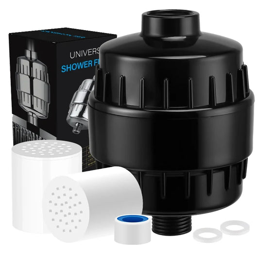 Shower Head Filter | 15-Stage Filtration | Removes Chlorine & Heavy Metals | High Output