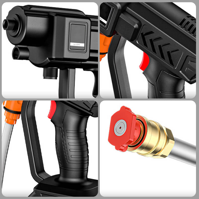 Cordless Pressure Washer | 30 Bar | 35000mAh | 160 Min | 3-in-1 Nozzle | 1.27kg