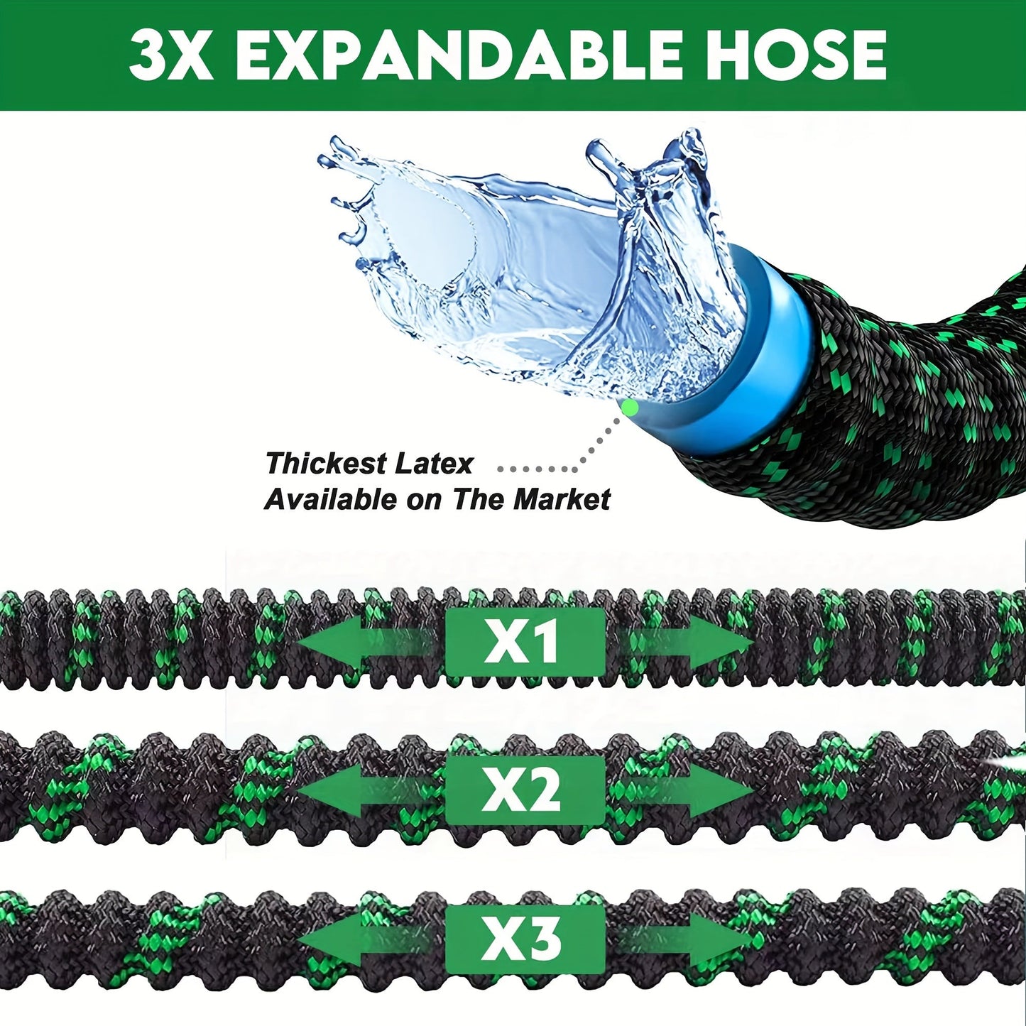 Portable Watering Hose | Flexible Flow Design | Garden & Cleaning Use