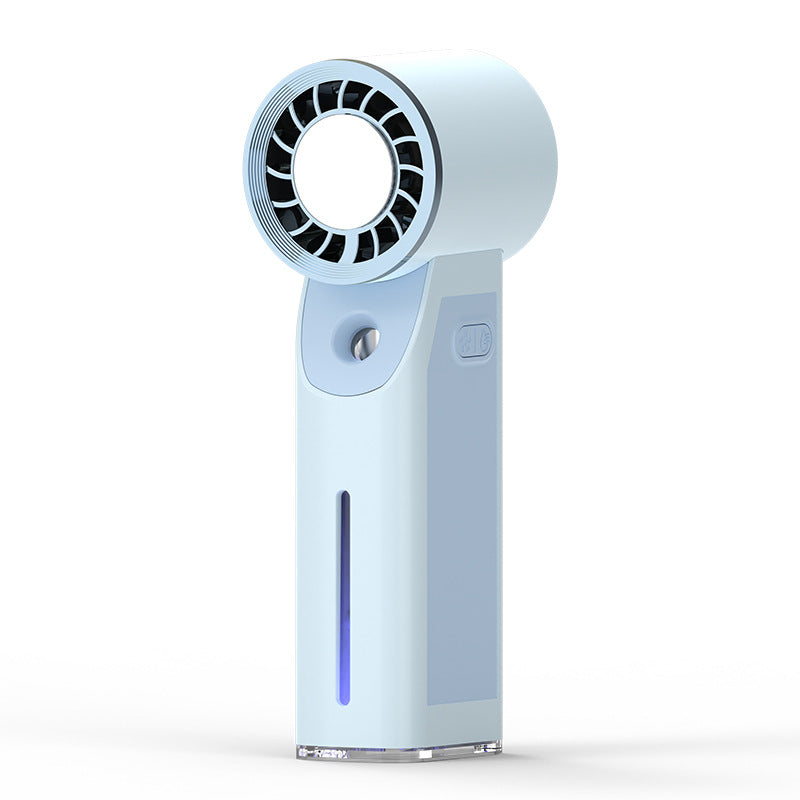 Bladeless Misting Fan | Nano-Atomising | USB Rechargeable | 4 Modes | White, Green, Pink & Blue