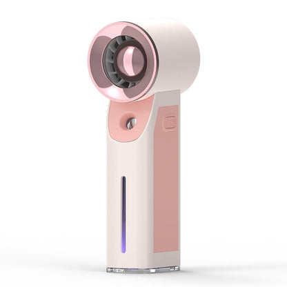 Bladeless Misting Fan | Nano-Atomising | USB Rechargeable | 4 Modes | White, Green, Pink & Blue