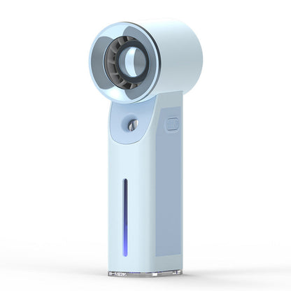 Bladeless Misting Fan | Nano-Atomising | USB Rechargeable | 4 Modes | White, Green, Pink & Blue