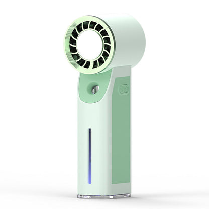 Bladeless Misting Fan | Nano-Atomising | USB Rechargeable | 4 Modes | White, Green, Pink & Blue