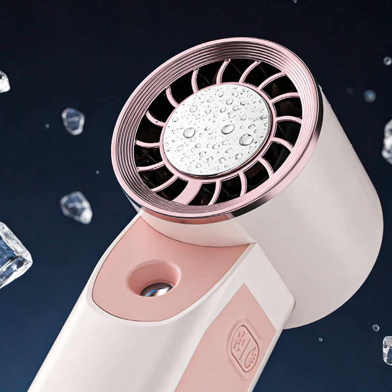 Bladeless Misting Fan | Nano-Atomising | USB Rechargeable | 4 Modes | White, Green, Pink & Blue