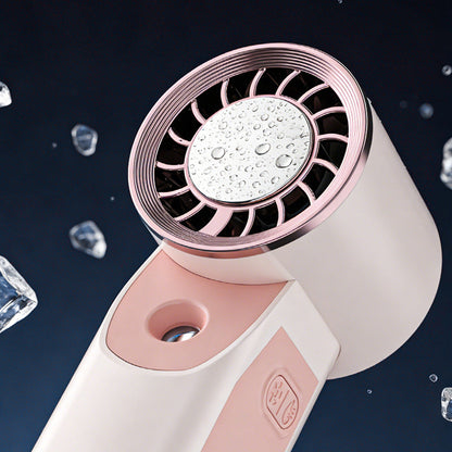 Bladeless Misting Fan | Nano-Atomising | USB Rechargeable | 4 Modes | White, Green, Pink & Blue